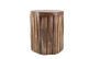 Hocker Rund Holz Braun 35x35x45cm