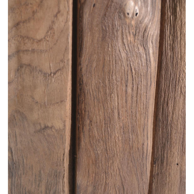 Hocker Rund Holz Braun 35x35x45cm