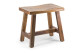 Sgabello in legno marrone 52x32x48cm