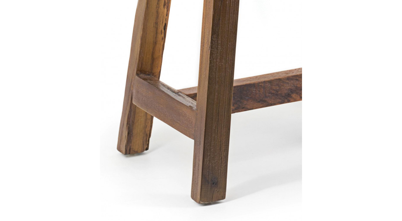 Hocker Holz Braun 52x32x48cm