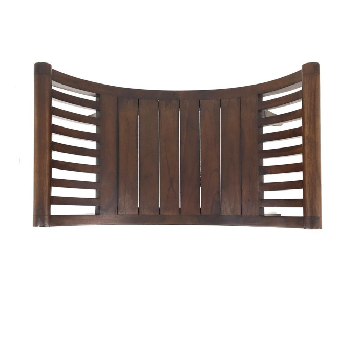 Bank 1 Platz Holz Braun 62x35x59cm