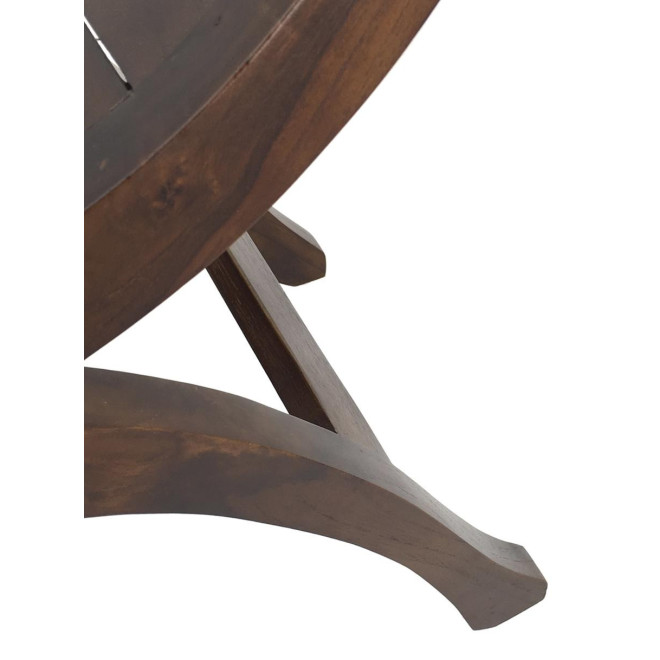 Bank 1 Platz Holz Braun 62x35x59cm