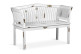Banc 2 Places Bois Blanc 117x47x76cm