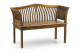 Banc 2 Places Bois Marron 117x47x76cm
