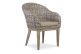 Poltrona in rattan marrone 68x66x88cm