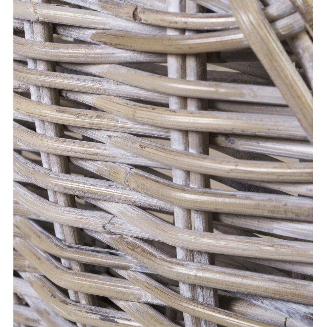 Sessel Holz Rattan Braun 68x66x88cm