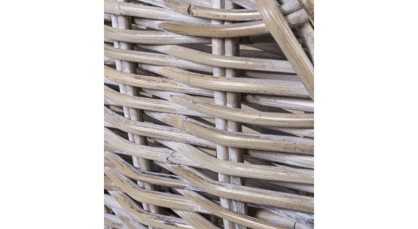 Sessel Holz Rattan Braun 68x66x88cm
