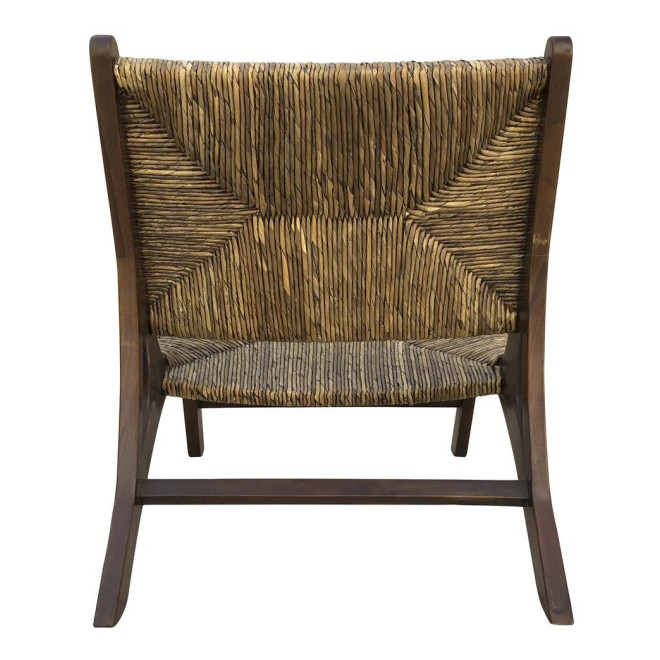 Fauteuil Bois Marron 60x83x75cm