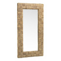 Spiegel Rattan Braun 80x7x150cm