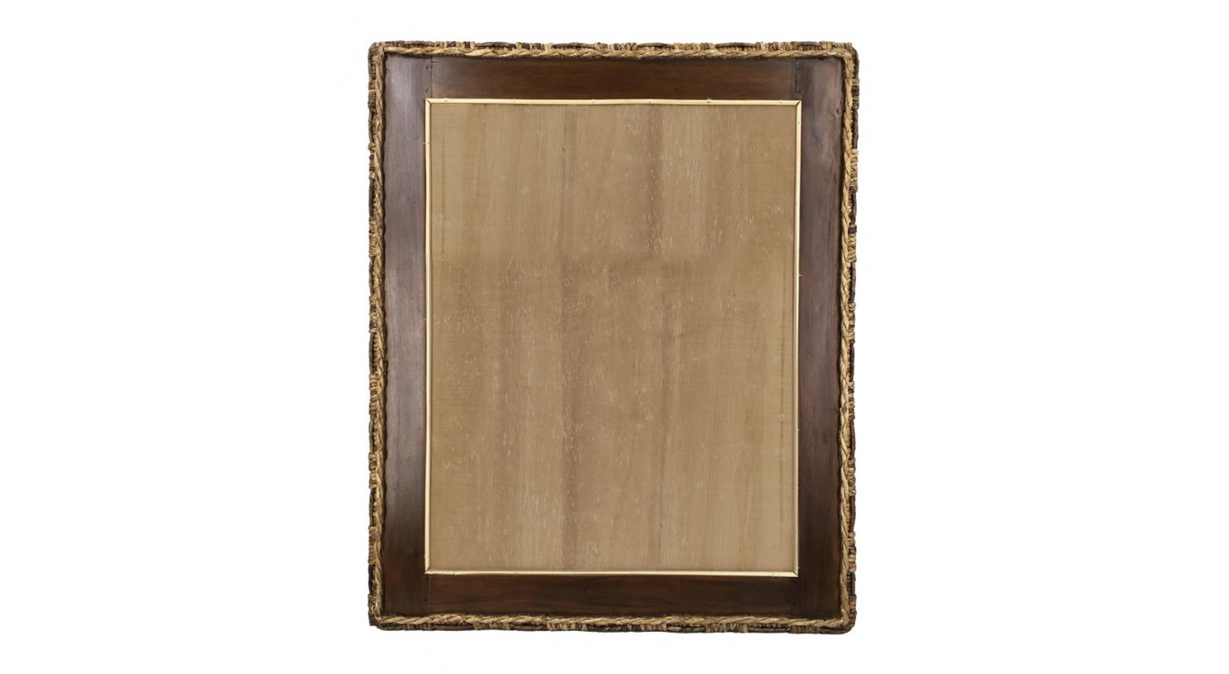 Spiegel Rattan Braun 80x7x100cm