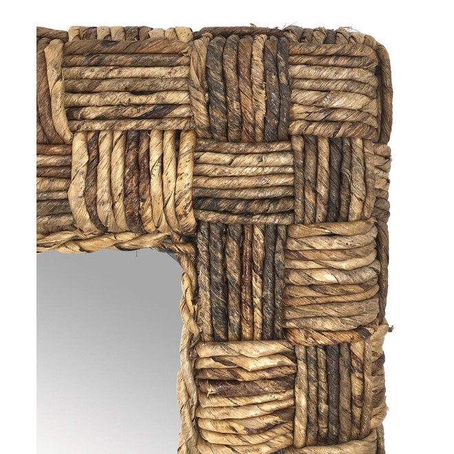 Spiegel Rattan Braun 80x7x100cm