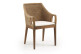 Silla de ratán marrón 58x60x88cm