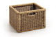 Brown Rattan Basket 38x33x26cm