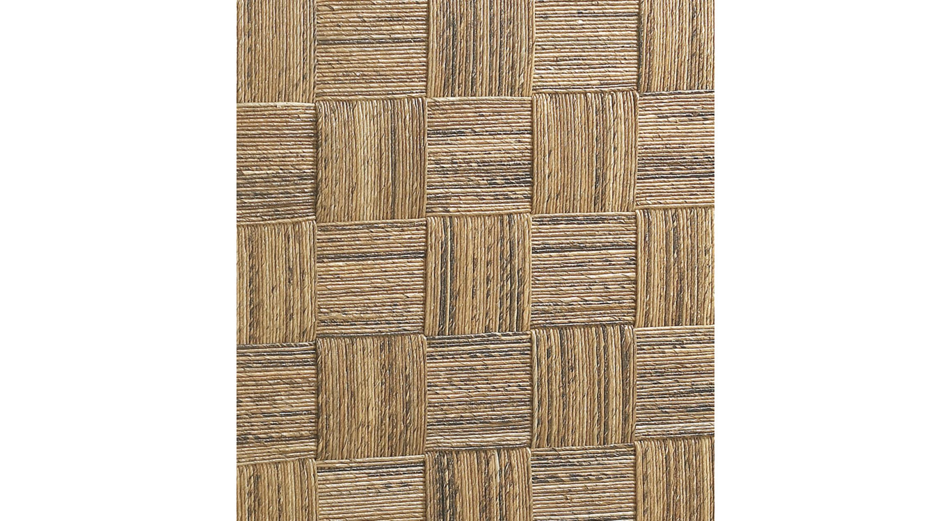 Tête De Lit Bois Rotin Marron 165x8x145cm