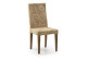 Stuhl Holz Rattan Braun 46x50x100cm