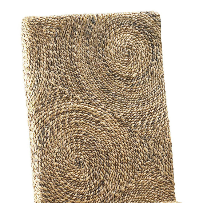 Stuhl Holz Rattan Braun 46x50x100cm
