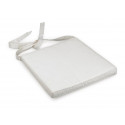 Cuscino in poliestere bianco 45x42x6cm