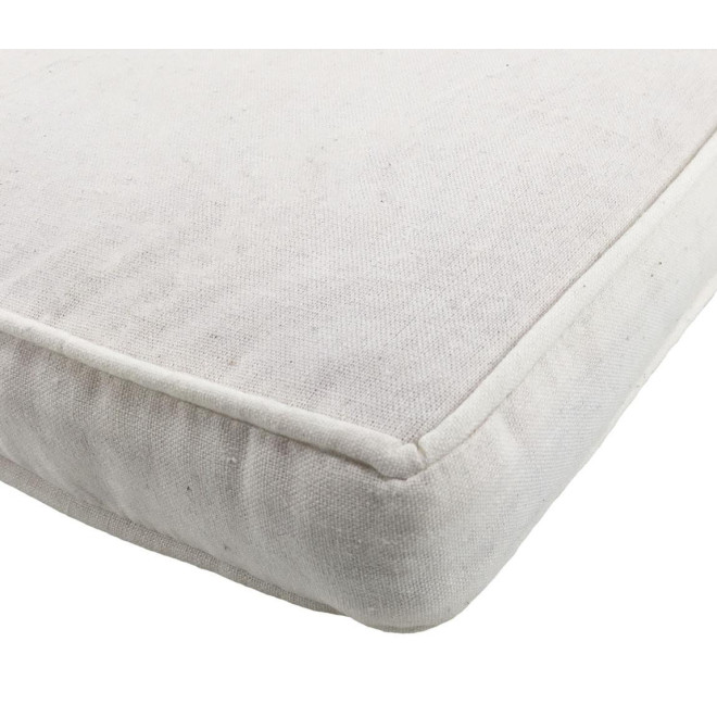 Coussin Polyester Blanc 45x42x6cm