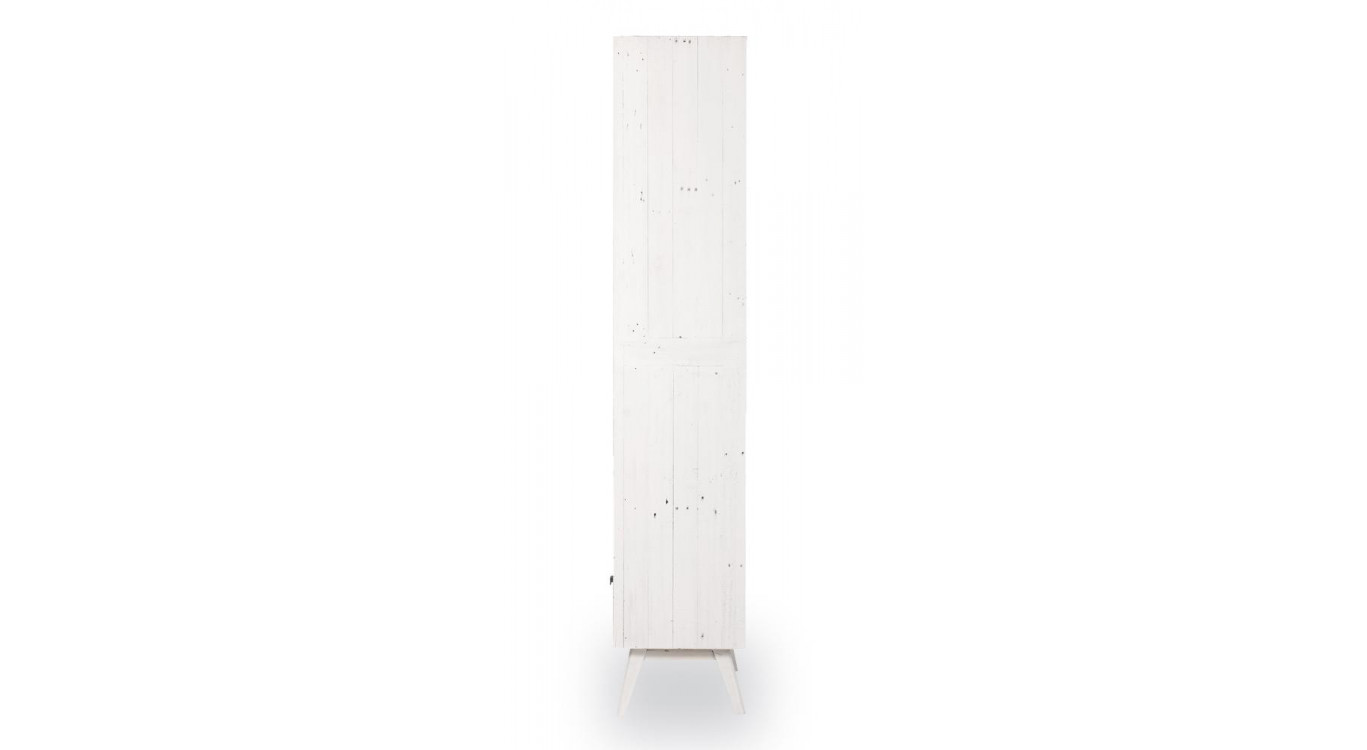 Bibliothèque Bois Blanc 90x38x180cm
