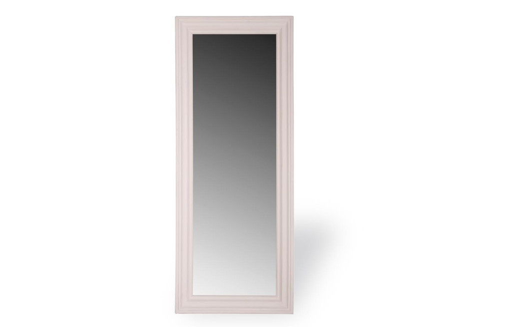 Spiegel Holz Weiß 140x55x4cm