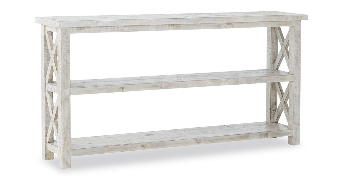Konsole Holz Weiß 182.5x42.5x92.5cm