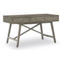 Konsole mit 3 Schubladen Holz Grau 142.5x78.5x29.5cm