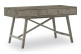 Console a 3 cassetti in legno grigio 142.5x78.5x29.5cm