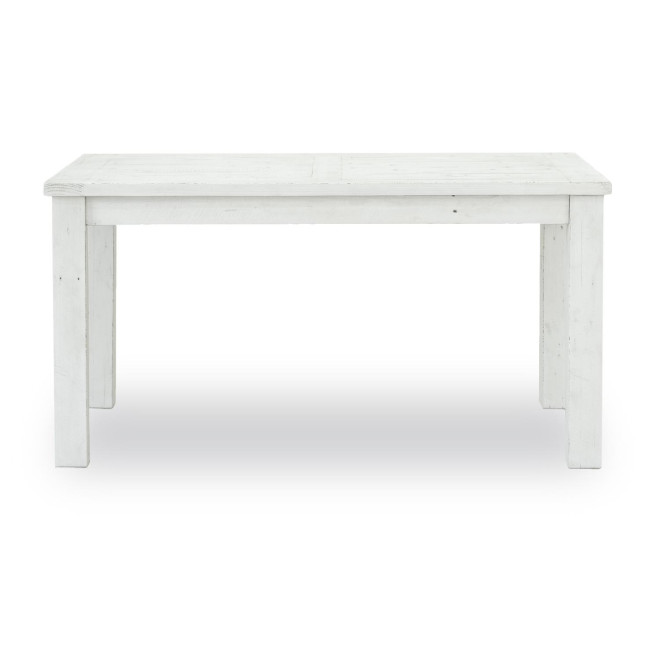 Table à Manger Bois Blanc 150x100x77cm