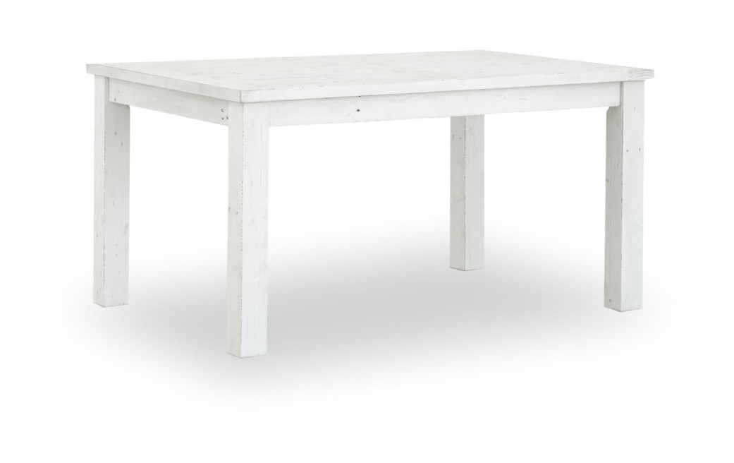 Table à Manger Bois Blanc 150x100x77cm