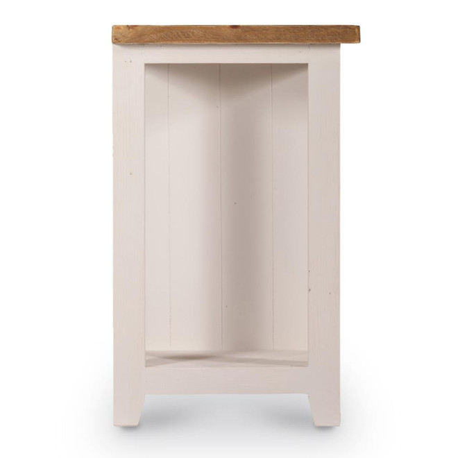 Konsole mit 3 Schubladen Holz Weiß 110x45x74cm