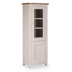 Geschirrschrank Holz Weiß 65x45x179cm