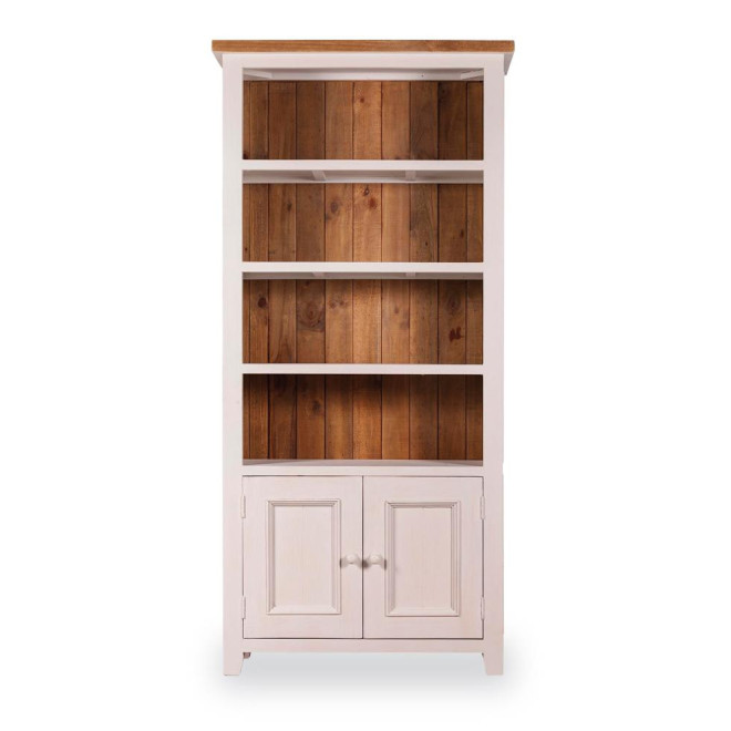 Bibliothèque Bois Blanc 90x35x190cm