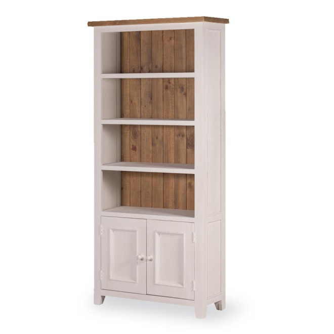 Bibliothèque Bois Blanc 90x35x190cm