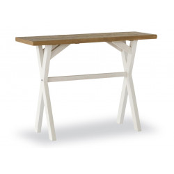 Konsole Holz Weiß 110x40x80cm