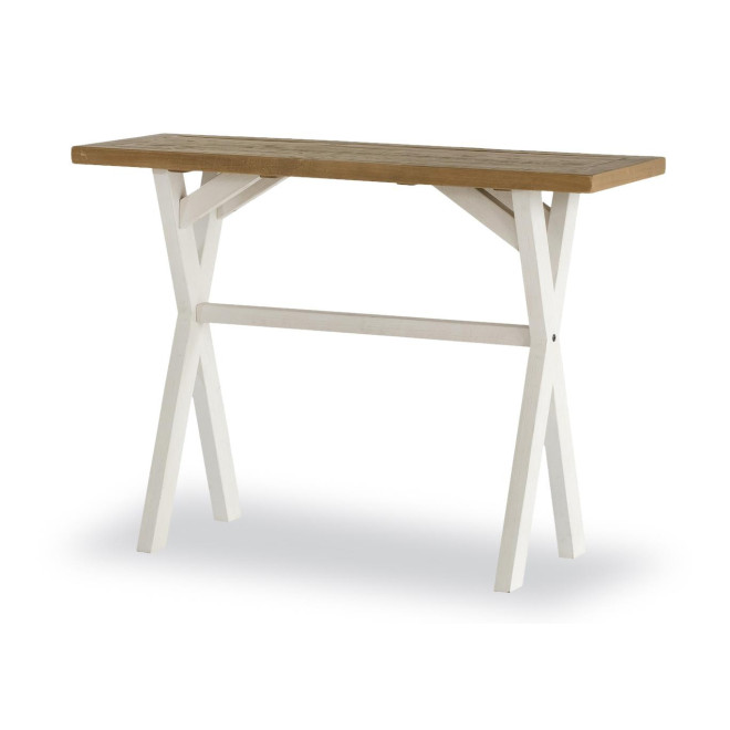 Konsole Holz Weiß 110x40x80cm