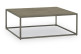 Mesa baja de madera 110x110x40cm