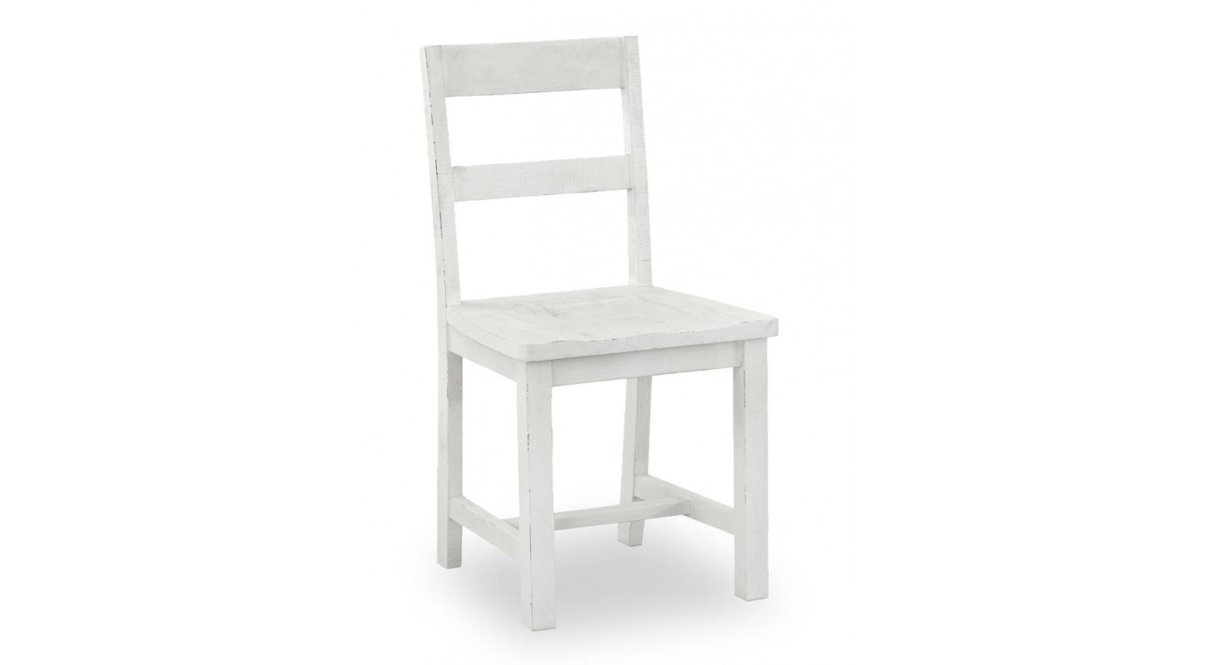 Chaise Bois Blanc 47.5x50x80cm