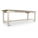 Esstisch Holz Weiß 250x90.5x81.5cm