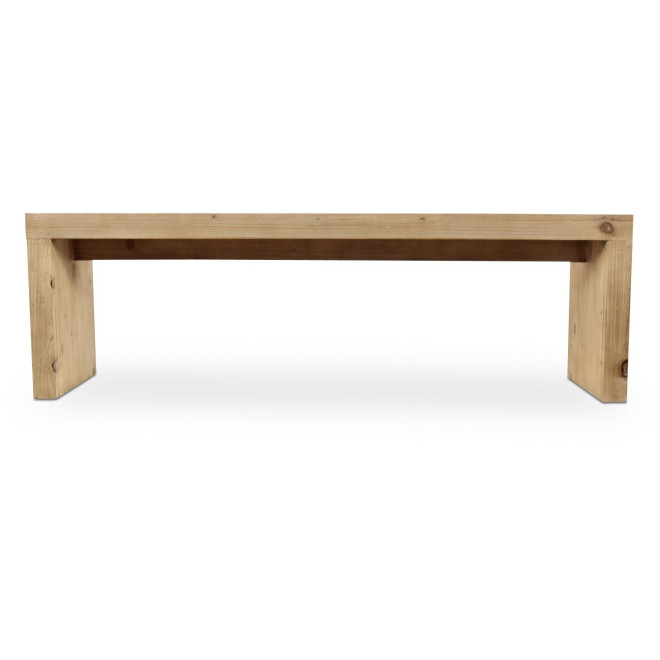 Banc Bois Naturel 140x35x44cm