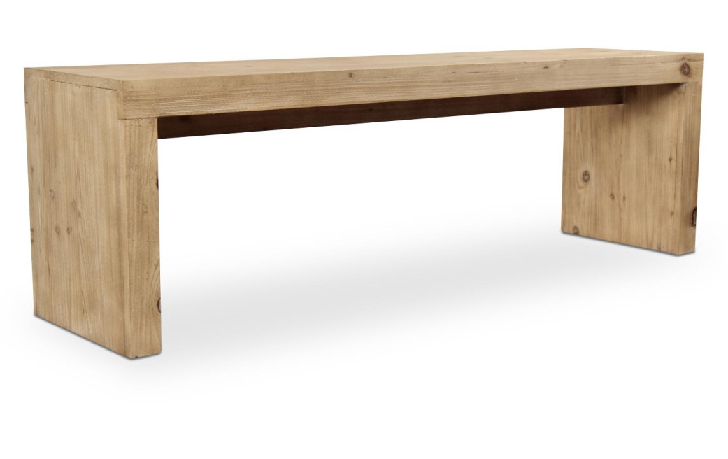 Banc Bois Naturel 140x35x44cm