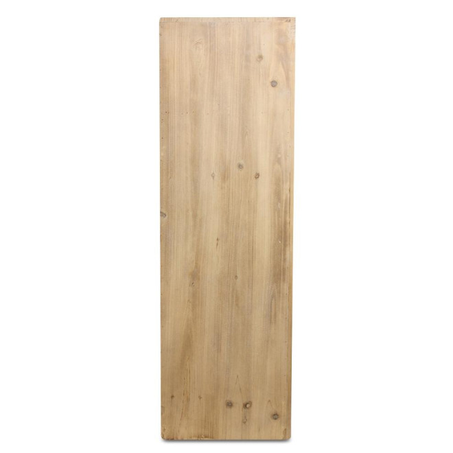 Commode 6 Tiroirs Bois Naturel 100x40x127cm