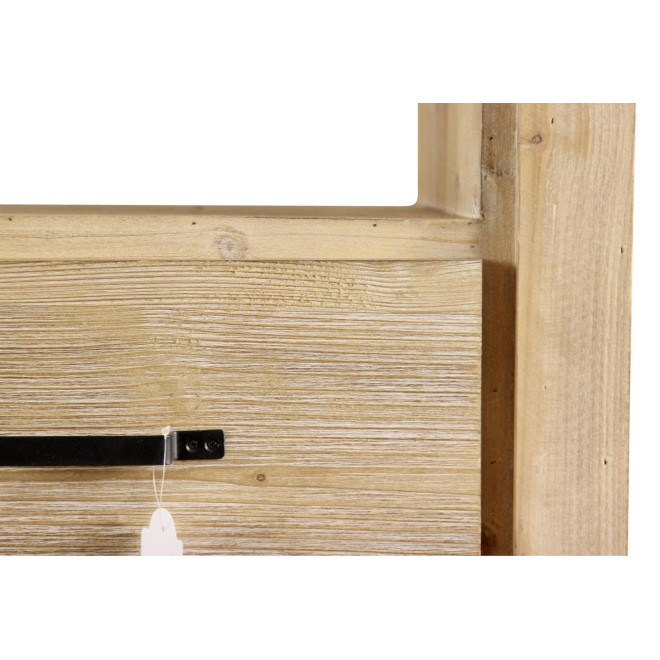 Commode 6 Tiroirs Bois Naturel 100x40x127cm
