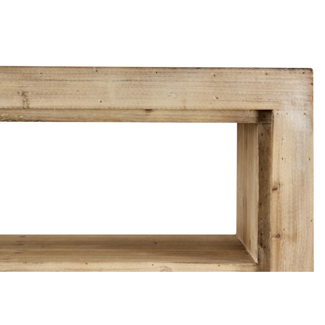 Commode 6 Tiroirs Bois Naturel 100x40x127cm