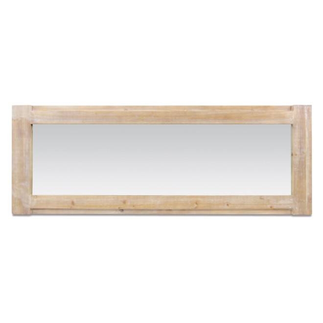 Grand Miroir Bois Naturel 142x3x52cm