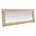 Espejo grande de madera natural 142x3x52cm