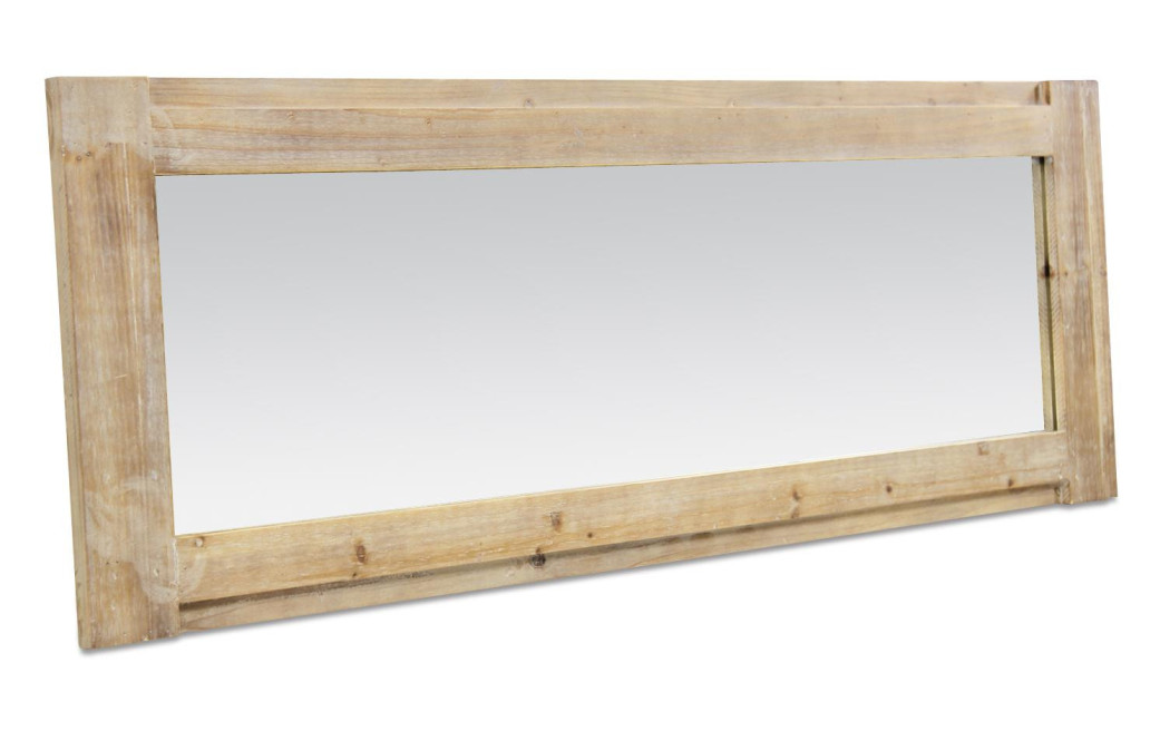 Grand Miroir Bois Naturel 142x3x52cm