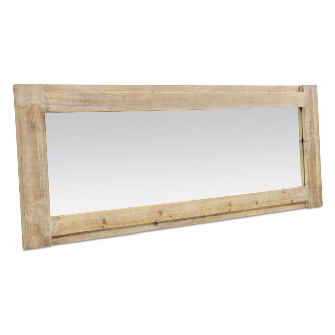 Großer Spiegel Naturholz 142x3x52cm