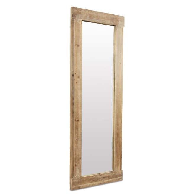 Grand Miroir Bois Naturel 142x3x52cm