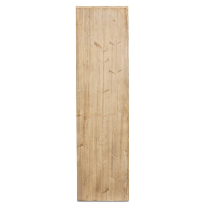 Semainier Chiffonnier 10 Tiroirs Bois Naturel 79x40x148,5cm