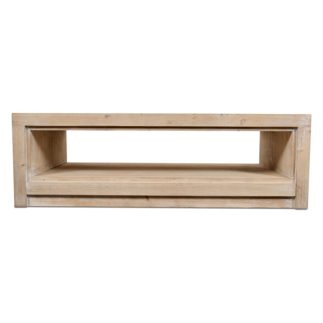 Table Basse Bois Naturel 136x80x44cm